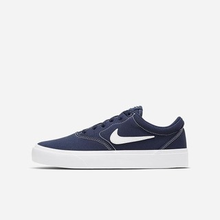 Adidasi Skate Nike SB Charge Panza Fete Bleumarin Albi | MYWS-04738